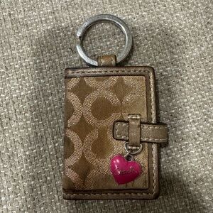 Brown Coach Photo Album Keychain- bought around 2010 ish. needs a new home!